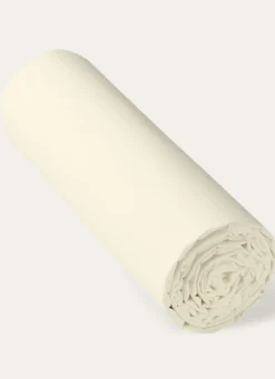 Best Bouchara DRAP HOUSSE UNI EN PERCALE DE COTON ECRU