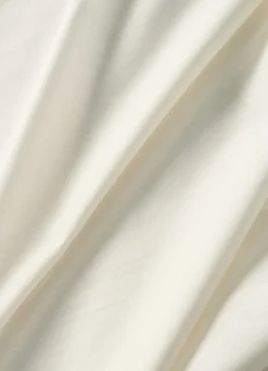 Best Bouchara DRAP HOUSSE UNI EN PERCALE DE COTON ECRU