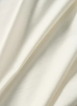 Best Bouchara DRAP HOUSSE UNI EN PERCALE DE COTON ECRU