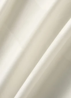 Clearance Bouchara DRAP HOUSSE UNI EN SATIN DE COTON IVOIRE