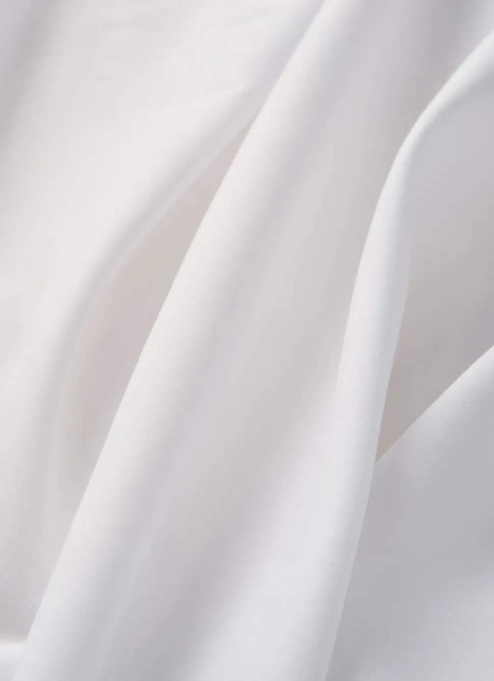 Outlet Bouchara DRAP PLAT UNI EN COTON BLANC