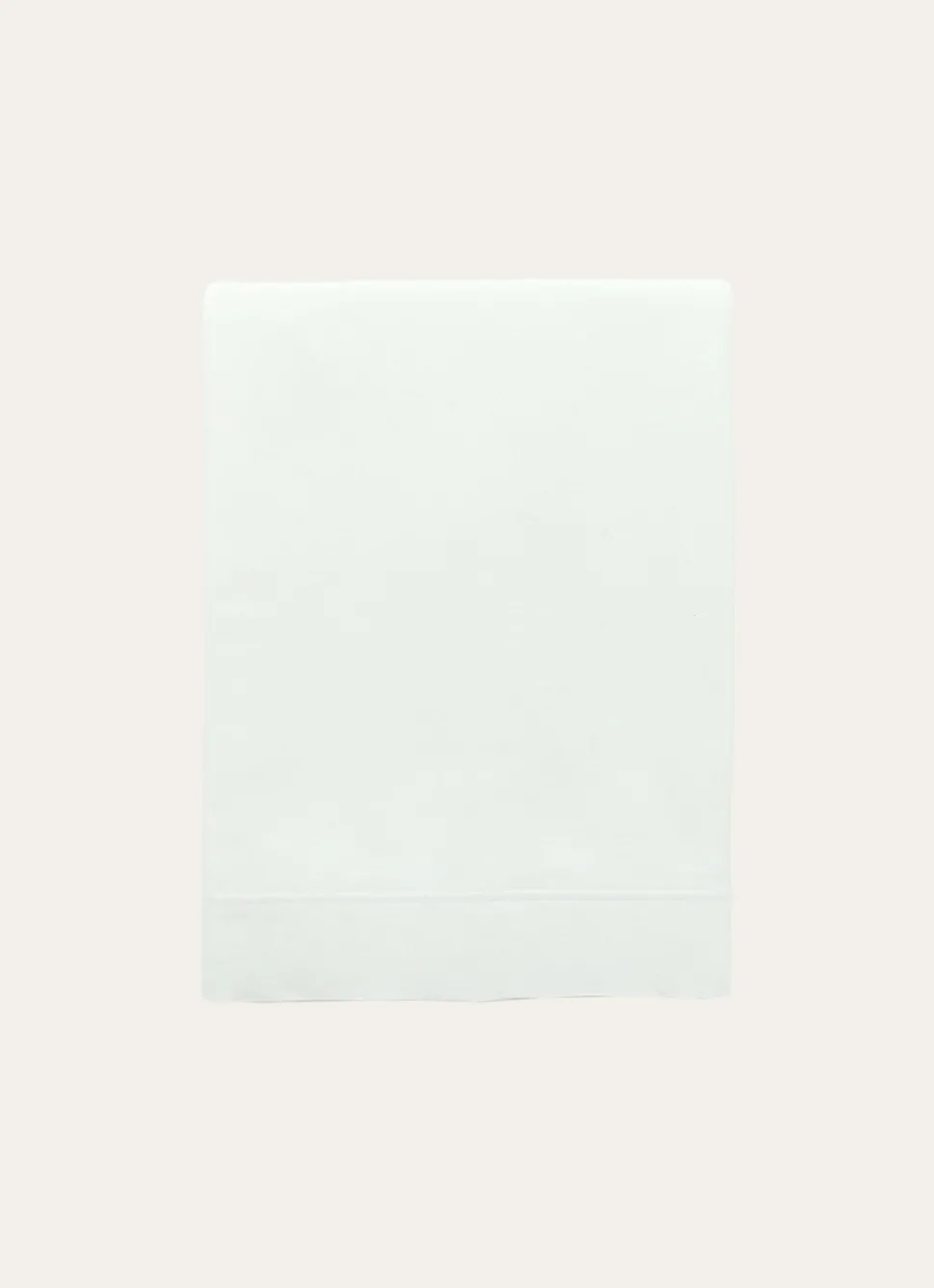 Outlet Bouchara DRAP PLAT UNI EN COTON BLANC