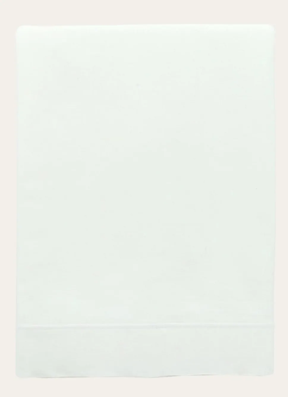 Outlet Bouchara DRAP PLAT UNI EN COTON BLANC