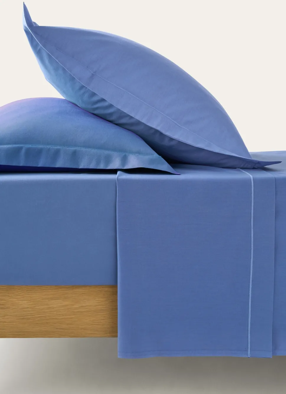 Best Bouchara DRAP PLAT UNI EN COTON OCEAN