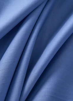 Best Bouchara DRAP PLAT UNI EN COTON OCEAN