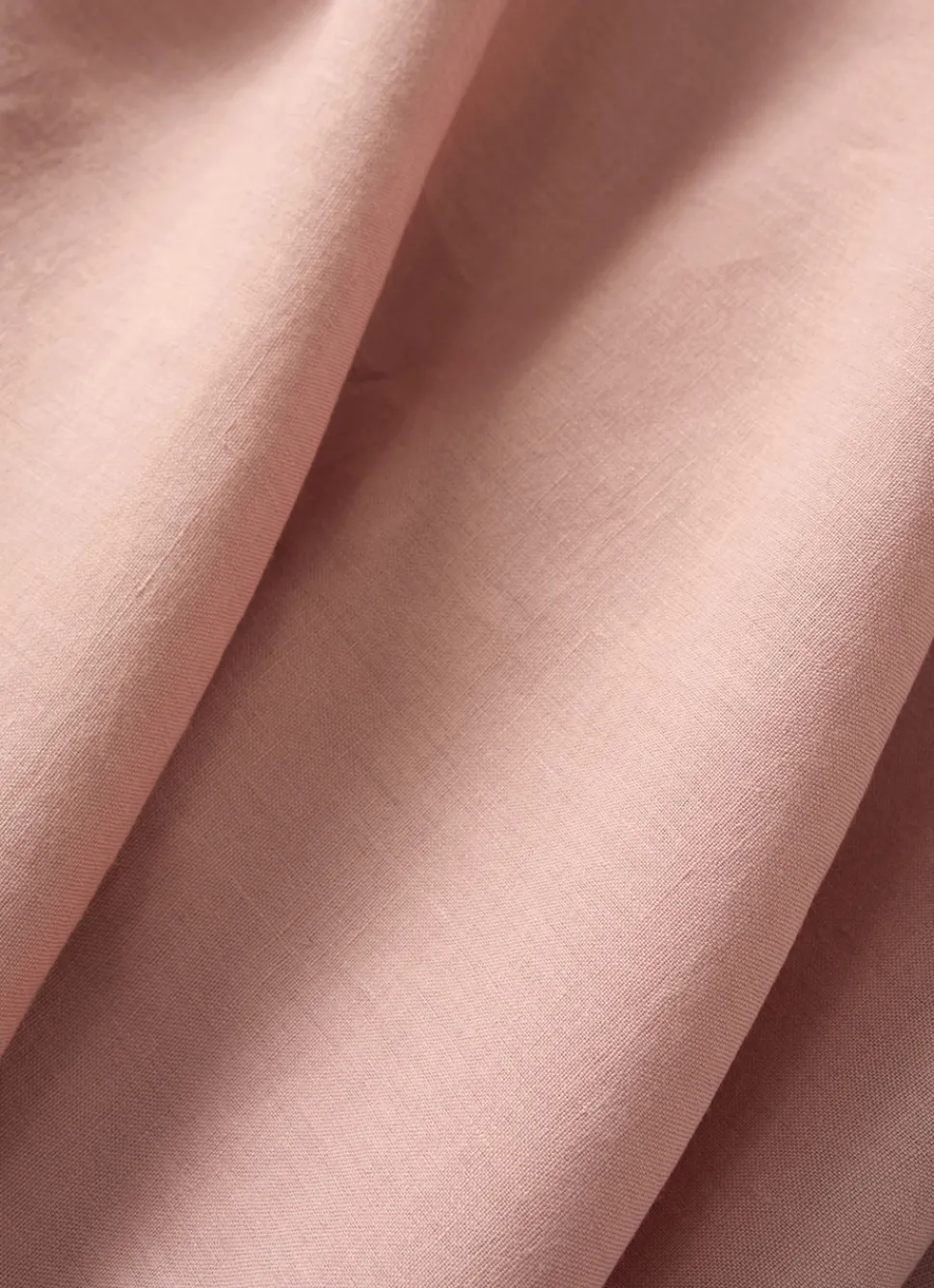 Best Bouchara DRAP PLAT UNI EN LIN LAVÉ - 165GR ROSE