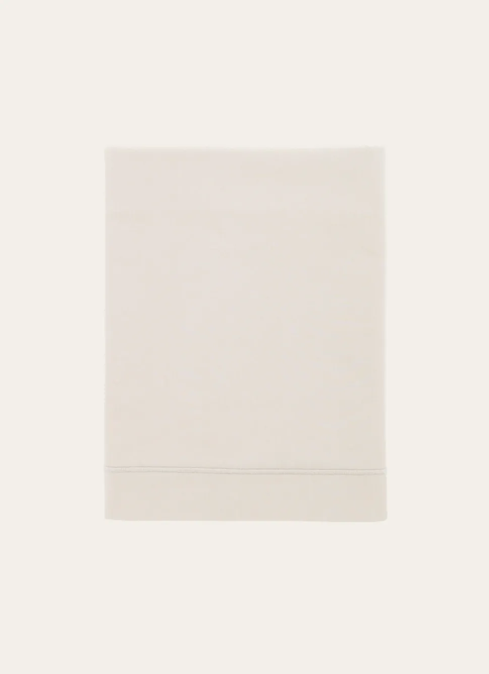 New Bouchara DRAP PLAT UNI EN PERCALE DE COTON SABLE