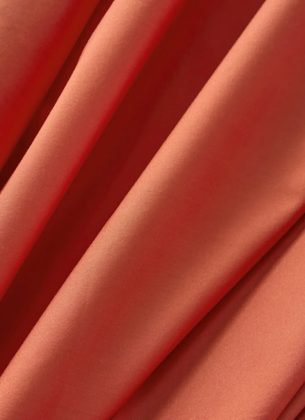 New Bouchara DRAP PLAT UNI EN PERCALE DE COTON TERRE