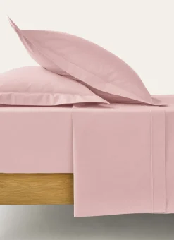 Sale Bouchara DRAP PLAT UNI EN PERCALE DE COTON PÉTALE