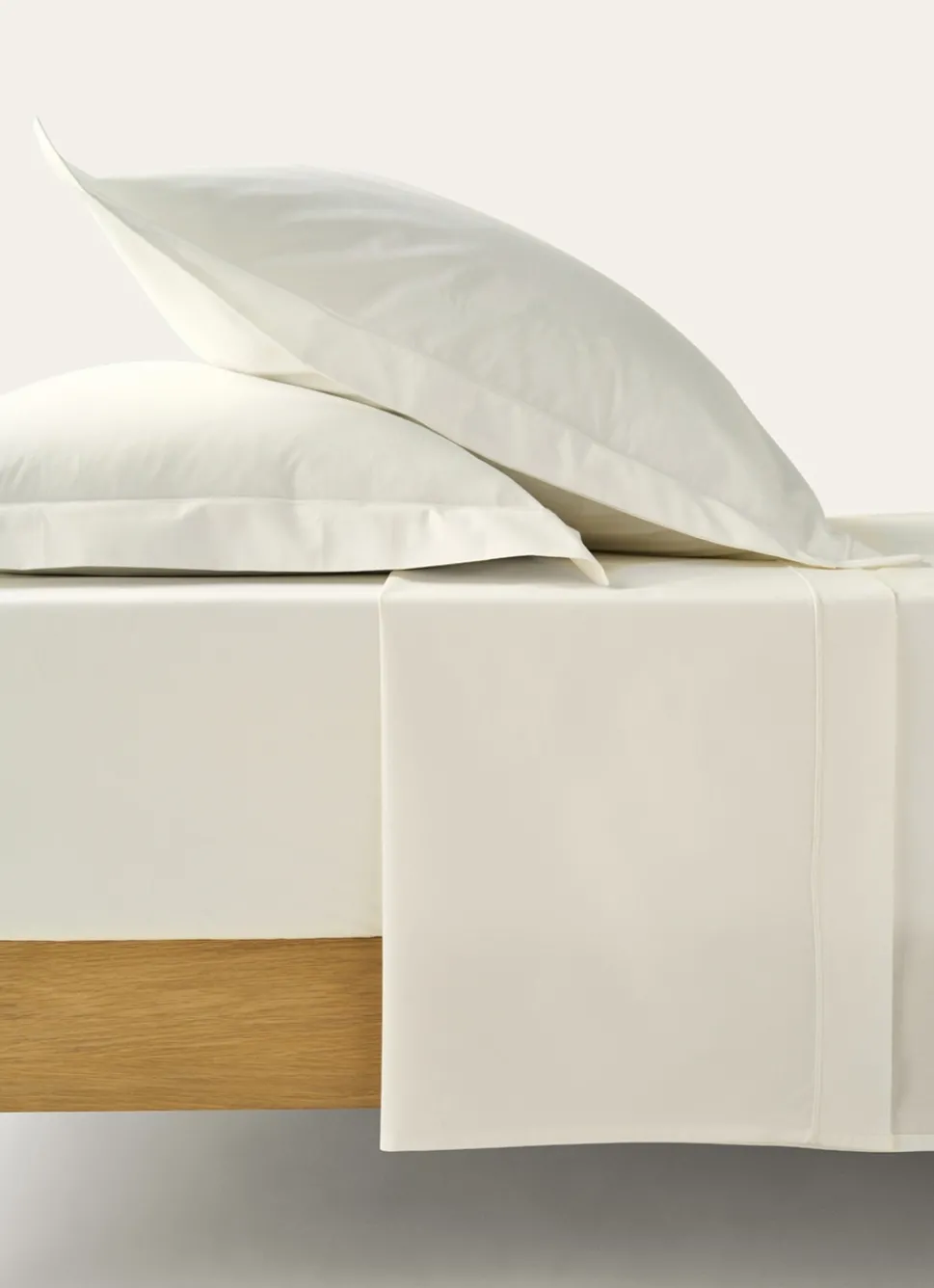 Sale Bouchara DRAP PLAT UNI EN PERCALE DE COTON ECRU