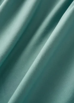 Sale Bouchara DRAP PLAT UNI EN PERCALE DE COTON BLEU MINÉRAL