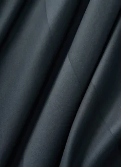 Discount Bouchara DRAP PLAT UNI SATIN DE COTON RAYURES JACQUARD MARINE