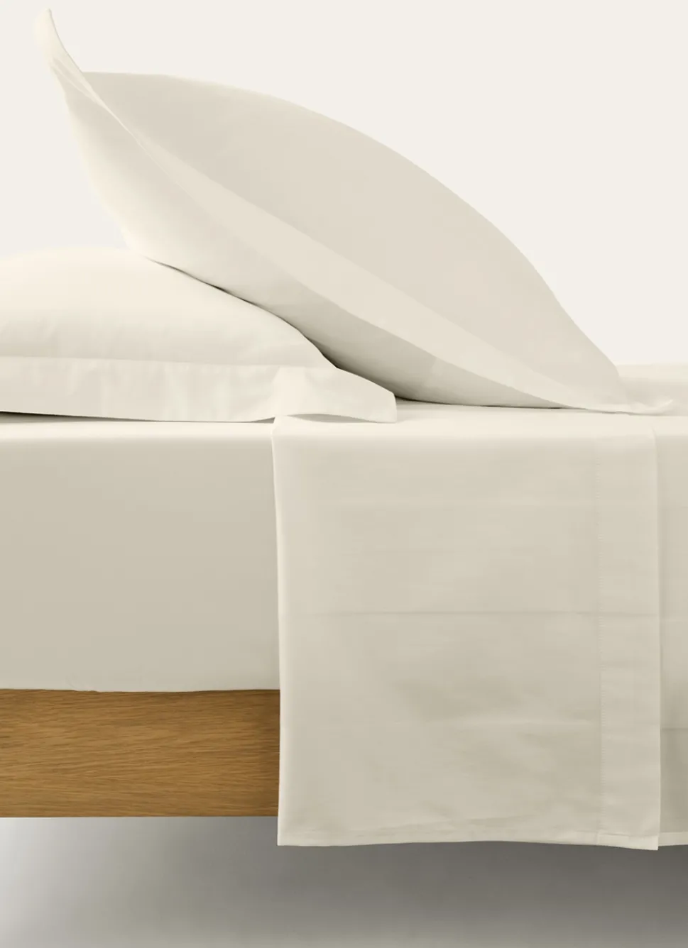 Best Bouchara DRAP PLAT UNI SATIN DE COTON RAYURES JACQUARD IVOIRE