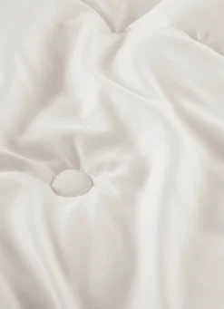 Sale Bouchara ÉDREDON DE GARNISSAGE MOELLEUX BOUT DE LIT BLANC