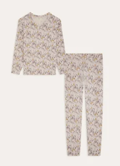 Clearance Bouchara ENSEMBLE DE PYJAMA IMPRIMÉE FLORAL MULTICOLORE