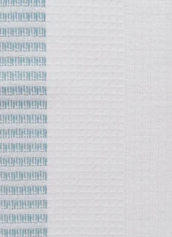 Hot Bouchara ESSUIE-MAINS EN ÉPONGE AVEC TISSAGE COLORÉ TURQUOISE