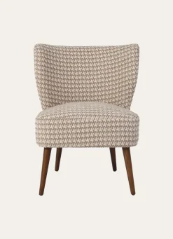 Best Bouchara FAUTEUIL EN TISSU AVEC PIEDS EN BOIS BEIGE