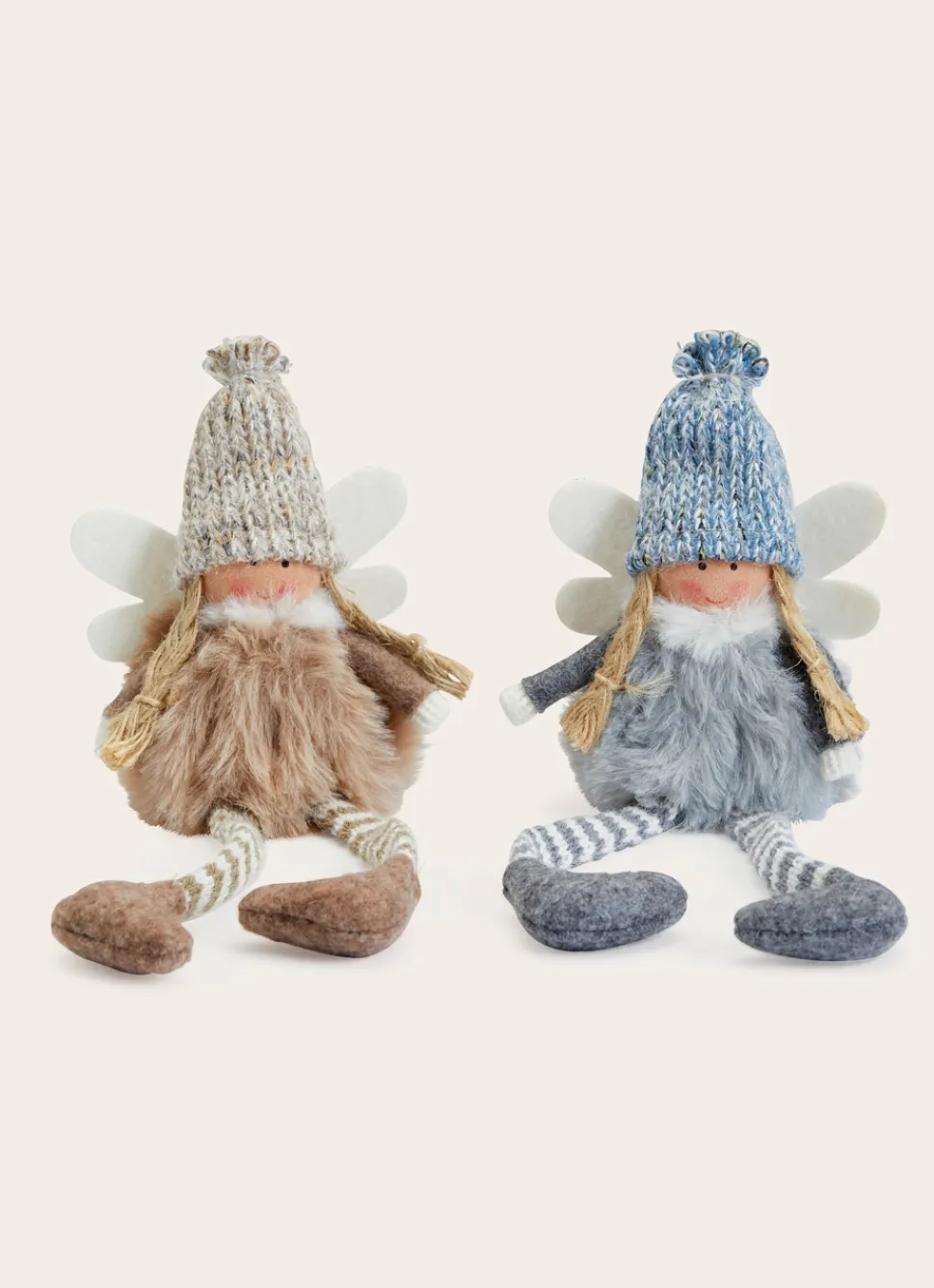 Outlet Bouchara FÉE DE NOËL À POSER GINGEMBRE/BLEU