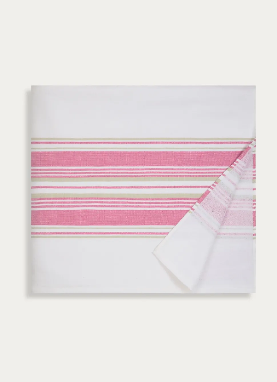 Sale Bouchara FOUTA DE PLAGE RAYÉE XXL ROSE / VERT