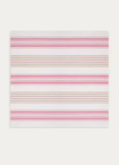 Discount Bouchara FOUTA DE PLAGE RAYÉE XXL ROSE / VERT