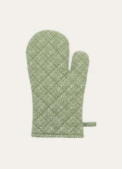 Sale Bouchara GANT DE CUISINE À MOTIFS GÉOMÉTRIQUES VERT