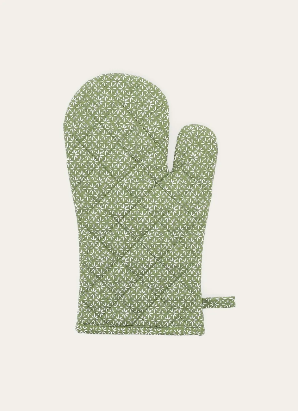 Sale Bouchara GANT DE CUISINE À MOTIFS GÉOMÉTRIQUES VERT