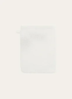 Online Bouchara GANT DE TOILETTE BRODÉ EN COTON 500GR BLANC