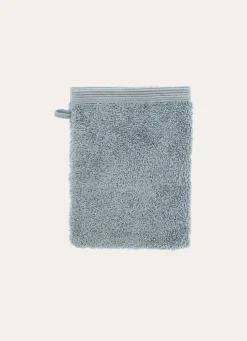 Online Bouchara GANT DE TOILETTE BRODÉ EN COTON 500GR BLEU ORAGE