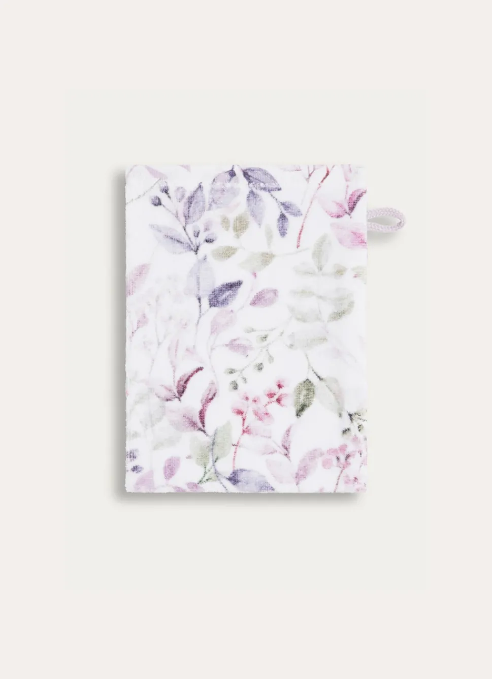 New Bouchara GANT DE TOILETTE EN VELOURS IMPRIMÉ MULTICOLORE