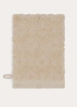 Outlet Bouchara GANT DE TOILETTE JULIAN EN VELOURS BEIGE