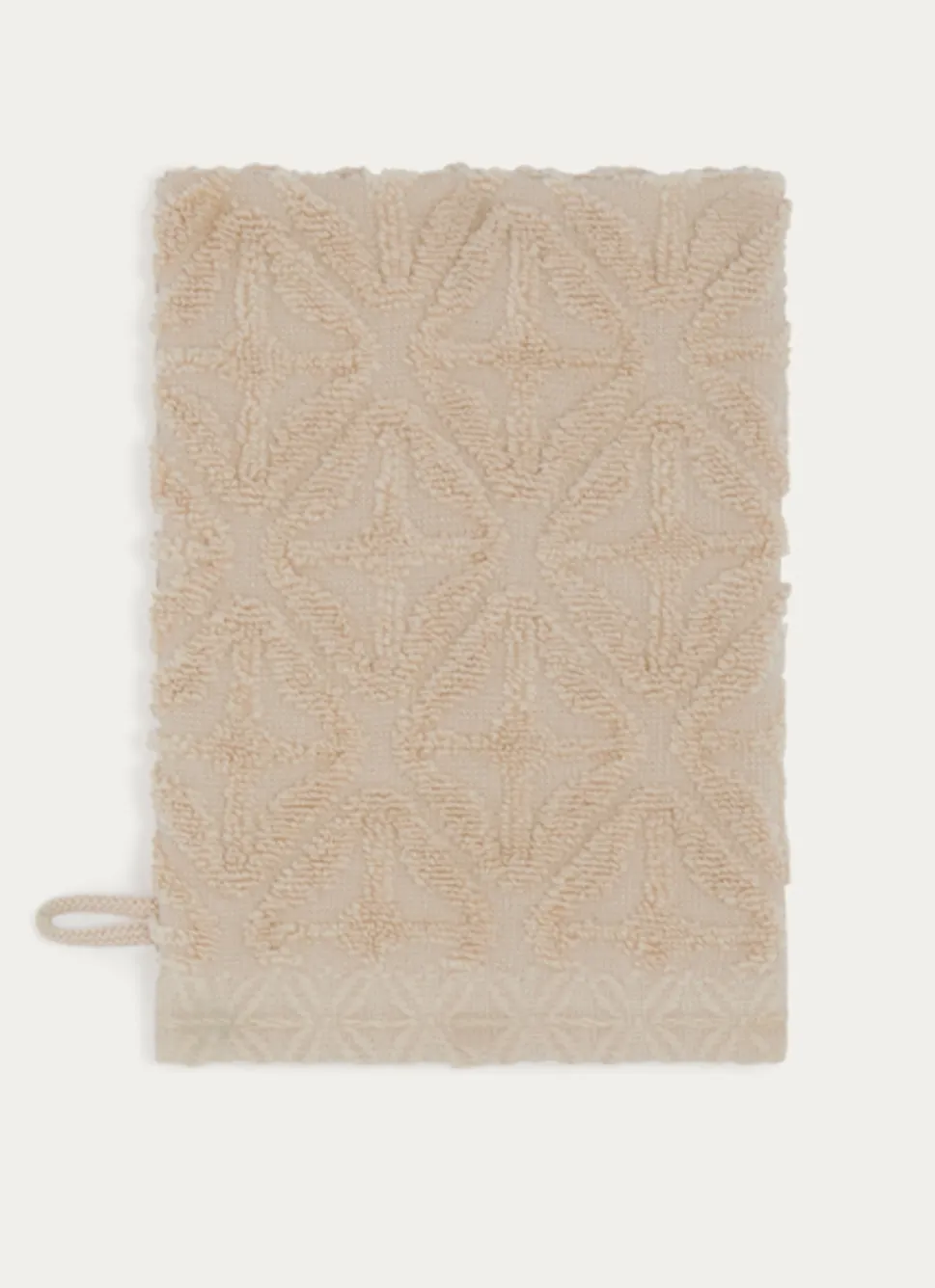 Outlet Bouchara GANT DE TOILETTE JULIAN EN VELOURS BEIGE