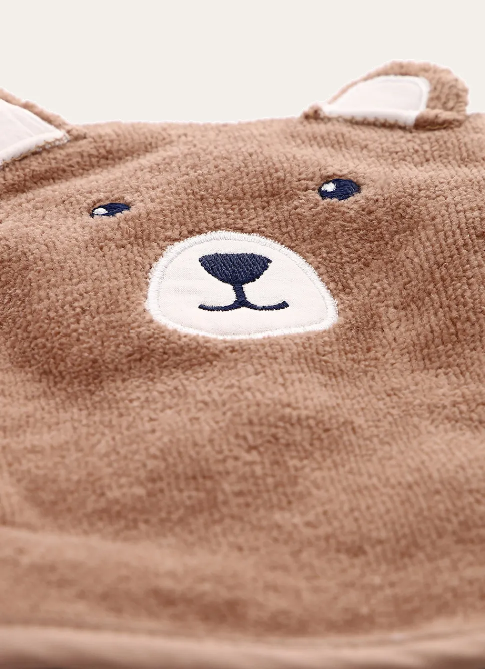 New Bouchara GANT DE TOILETTE OURSON MARRON