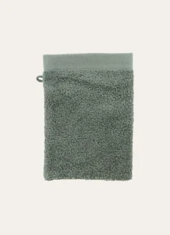 Best Bouchara GANT DE TOILETTE UNI EN COTON MOELLEUX 550GR vert