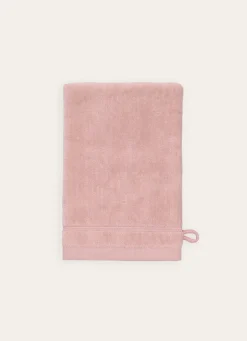 Sale Bouchara GANT DE TOILETTE UNI EN COTON 500GR ROSE/BLANC