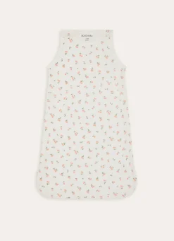 Clearance Bouchara GIGOTEUSE EN GAZE DE COTON CERISES 0-6 MOIS ÉCRU