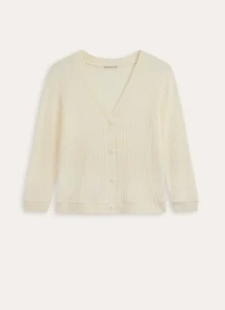 Best Bouchara GILET EN MAILLE AJOURÉE RILET ECRU