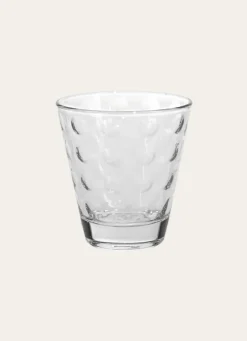 Clearance Bouchara GOBELET EN VERRE AVEC RELIEF À POIS TRANSPARENT