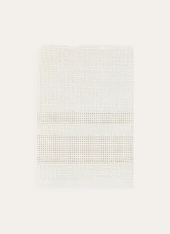 Discount Bouchara GRAND ESSUIE MAINS NID D'ABEILLE ET ÉPONGE GRIS CLAIR