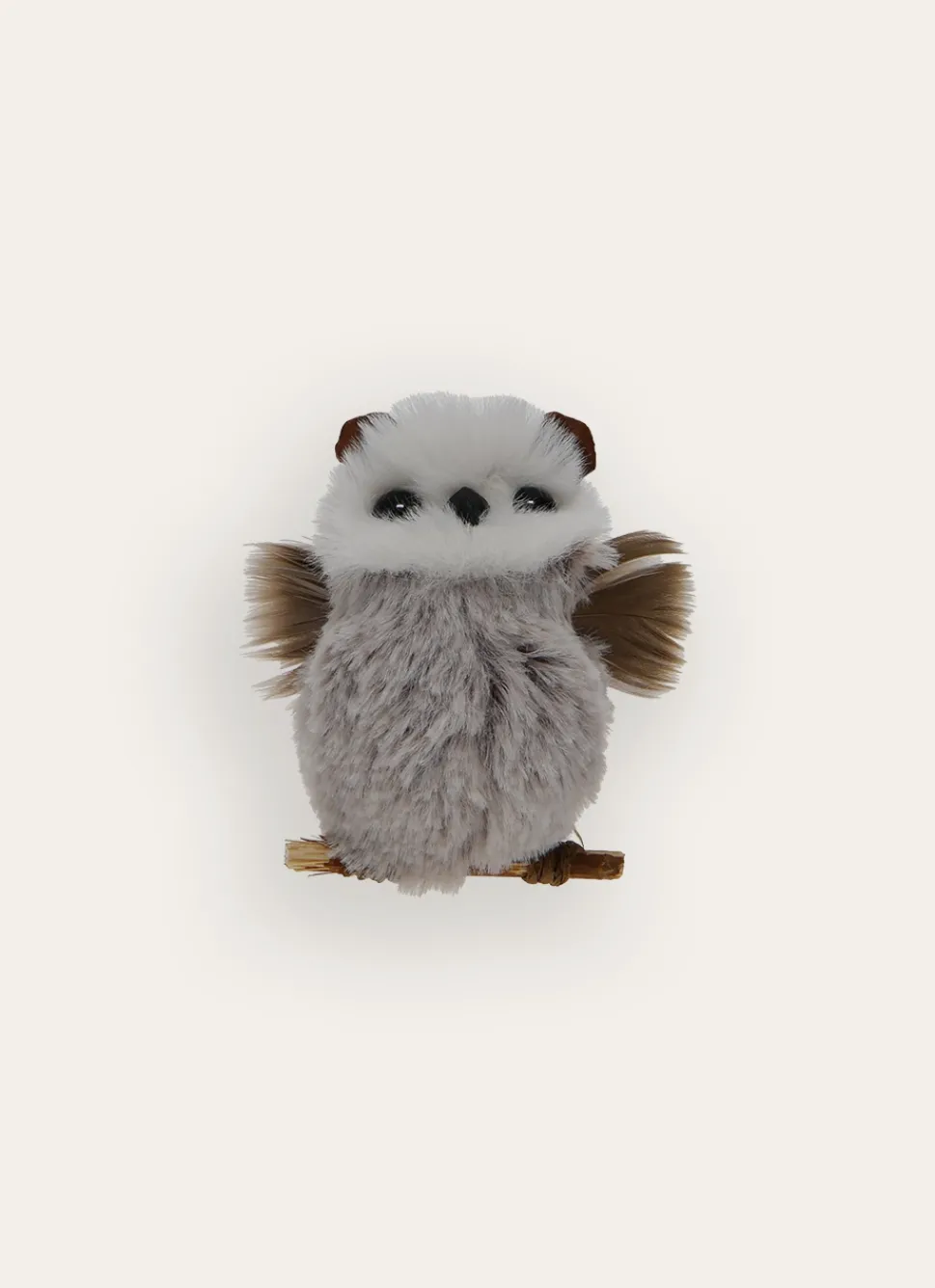 Best Bouchara HIBOU À SUSPENDRE EN FAUSSE FOURRURE GRIS CLAIR