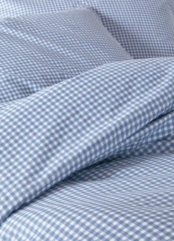 New Bouchara HOUSSE DE COUETTE EN COTON VICHY BLEU