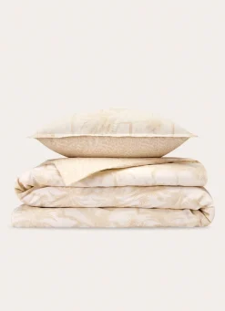 New Bouchara HOUSSE DE COUETTE EN COTON IMPRIMÉE PALMIERS GHANA SEIGLE