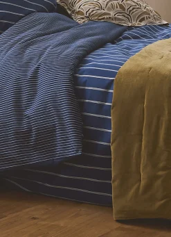 Online Bouchara HOUSSE DE COUETTE EN FLANELLE CHARLES MARINE