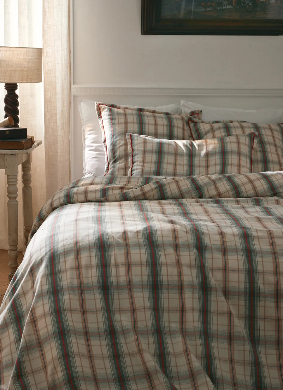 New Bouchara HOUSSE DE COUETTE EN FLANELLE CARIBOU ROMARIN