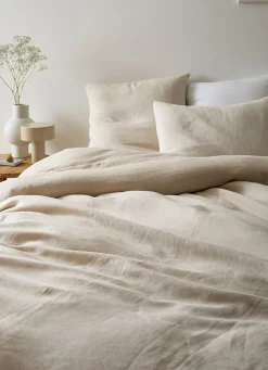 Online Bouchara HOUSSE DE COUETTE EN LIN LAVÉ ARGILE