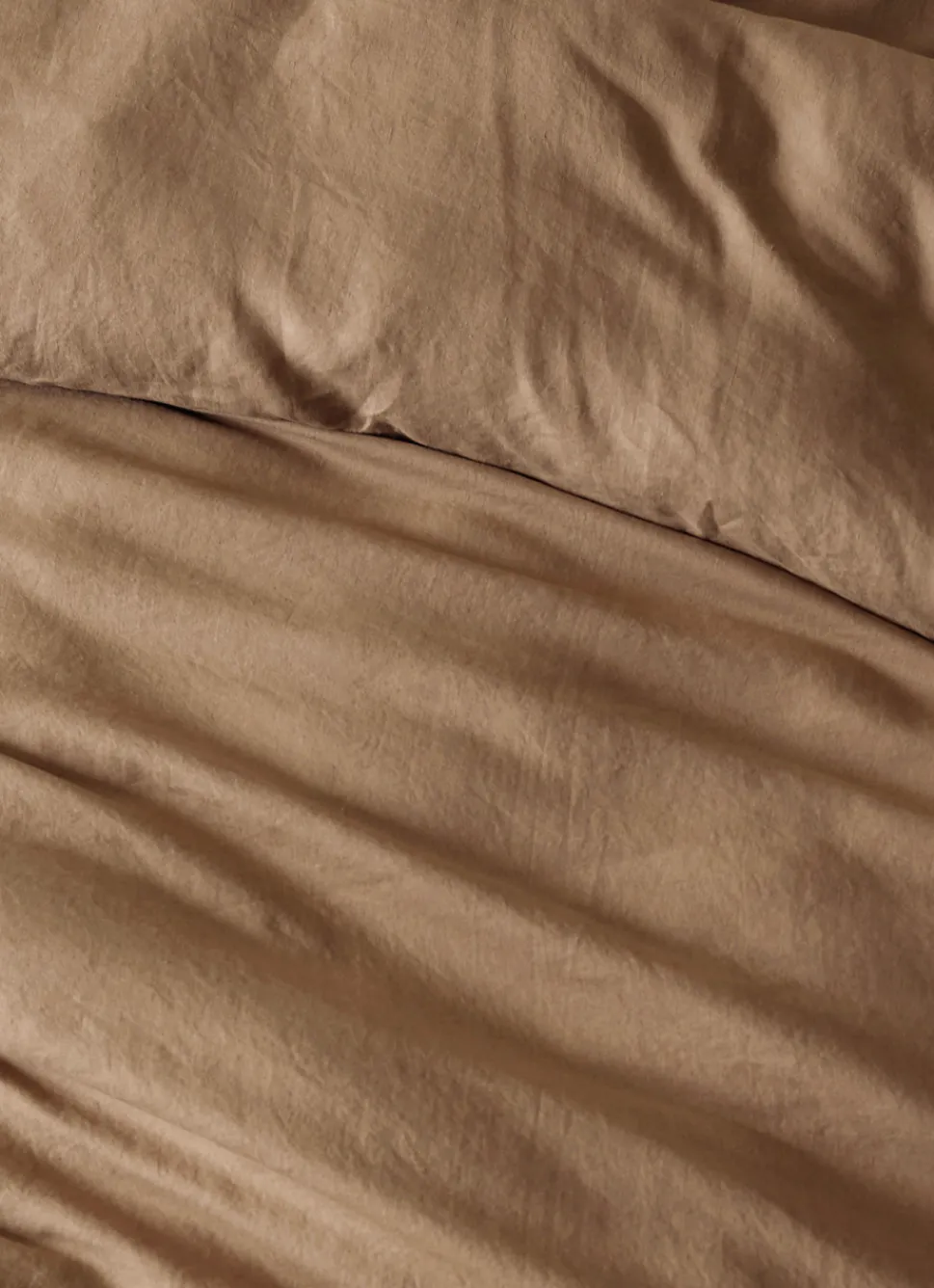 Bouchara HOUSSE DE COUETTE EN LIN LAVÉ TAUPE