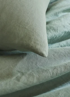 Bouchara HOUSSE DE COUETTE EN LIN LAVÉ SAUGE