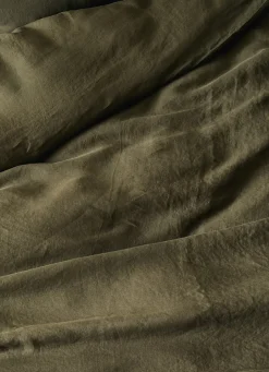 Discount Bouchara HOUSSE DE COUETTE EN LIN LAVÉ KAKI