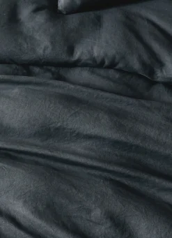 Best Bouchara HOUSSE DE COUETTE EN LIN LAVÉ CHARBON