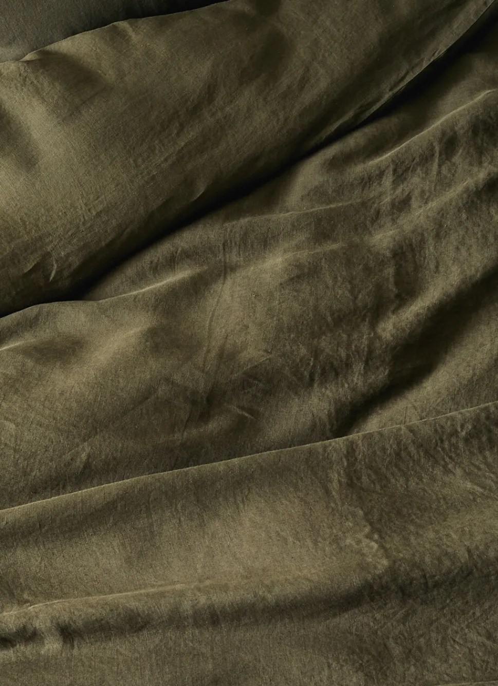 Outlet Bouchara HOUSSE DE COUETTE EN LIN LAVÉ KAKI