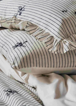 Clearance Bouchara HOUSSE DE COUETTE EN MÉTIS Bleu GRISE